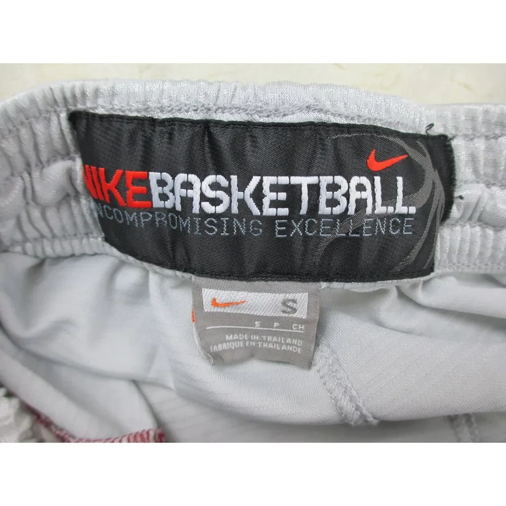 VINTAGE Nike Shorts Mens Small Gray Uncompromising Excellence Swoosh Basketball*